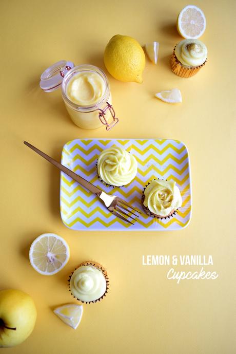 Cupcakes vanille et citron
