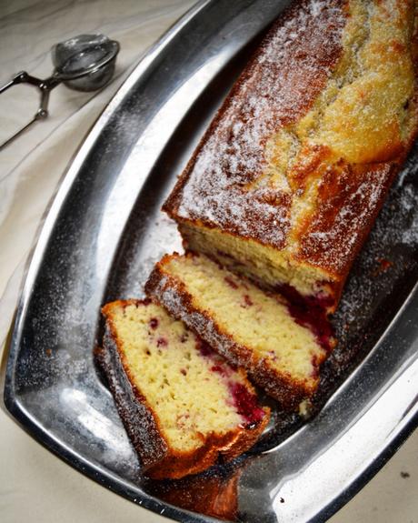 Cake au Citron, Framboise et Amande 