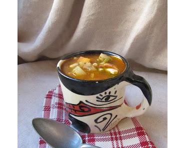 Minestrone au lard