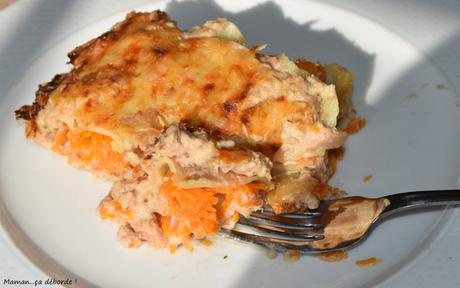 Lasagnes au thon et aux carottes