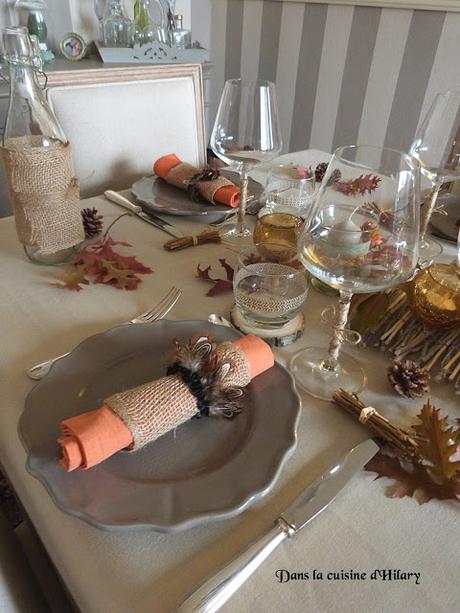 Table automnale de Thanksgiving / Thanksgiving table