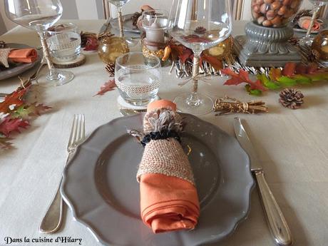 Table automnale de Thanksgiving / Thanksgiving table