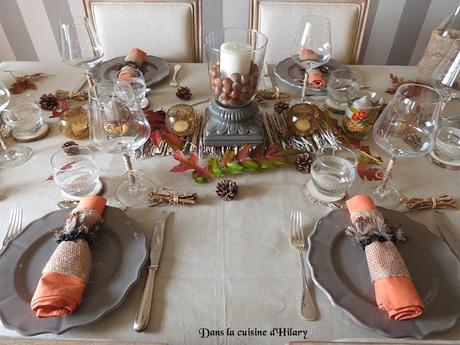 Table automnale de Thanksgiving / Thanksgiving table