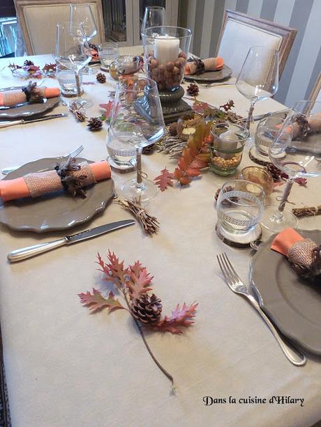 Table automnale de Thanksgiving / Thanksgiving table