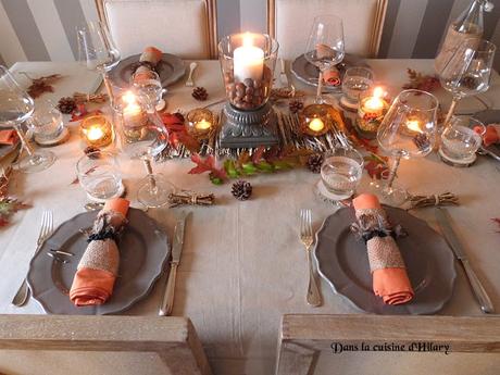 Table automnale de Thanksgiving / Thanksgiving table