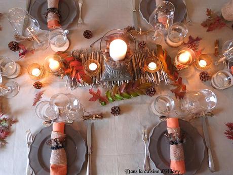 Table automnale de Thanksgiving / Thanksgiving table