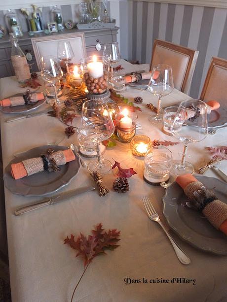 Table automnale de Thanksgiving / Thanksgiving table