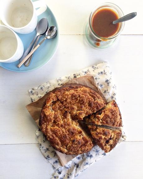 Crumb cake aux pommes