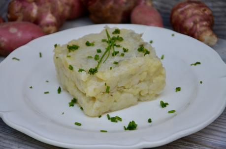 Purée de topinambour et pomme de terre