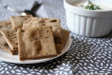 Crackers bio, sans oeufs ni gluten