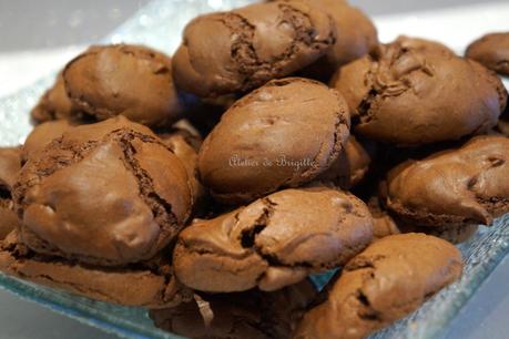 Biscuits soufflés au chocolat