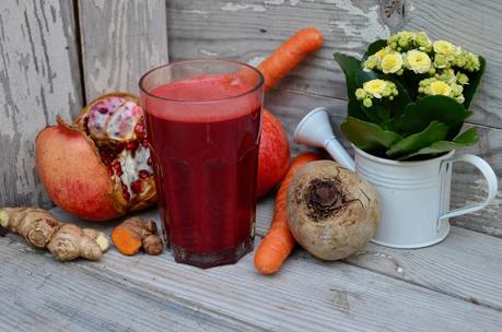 Jus de fruits et légumes detox