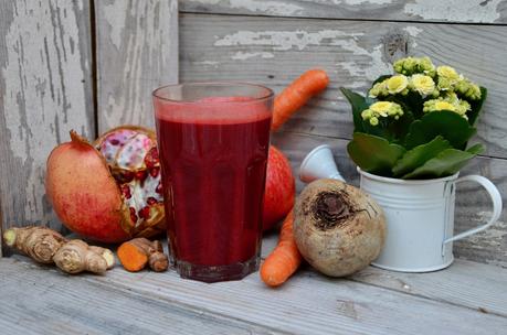 Jus de fruits et légumes detox