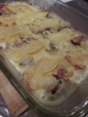 Gratin de Savoie au reblochon.