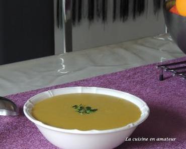 Soupe de lentilles corail