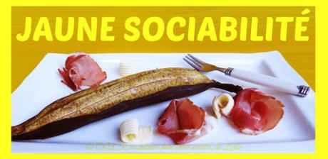 Banane plantain au four au beurre salé et charcuterie