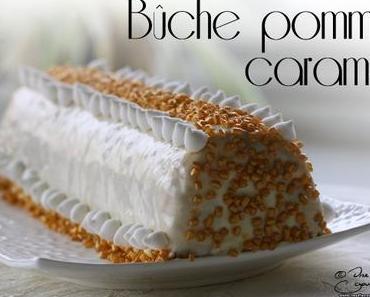 Bûche pomme caramel