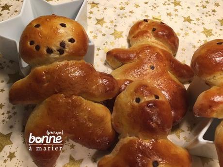 Mannele de Saint-Nicolas {petits bonshommes en brioche}