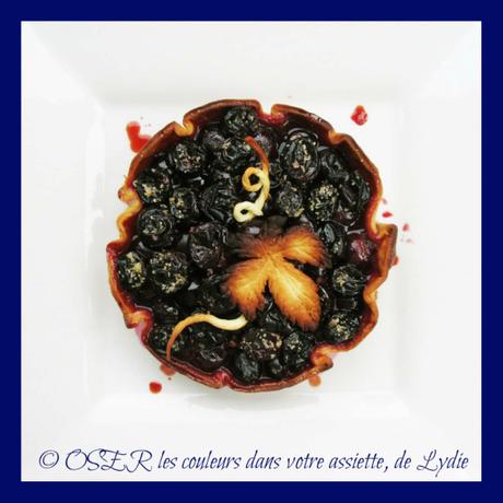 Tarte aux raisins noirs Lavallée et graines de Chia