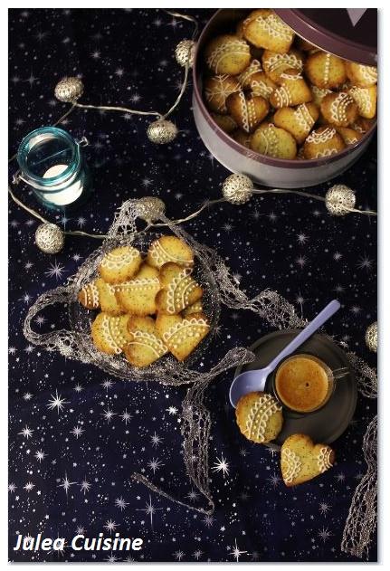Les Sablés Citron - Pavot décorés {☆ Biscuits de Noël - Bredele ☆}