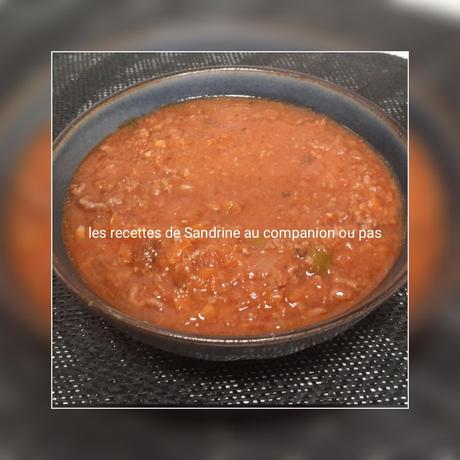 Sauce bolognaise au companion, thermomix, i cook'in