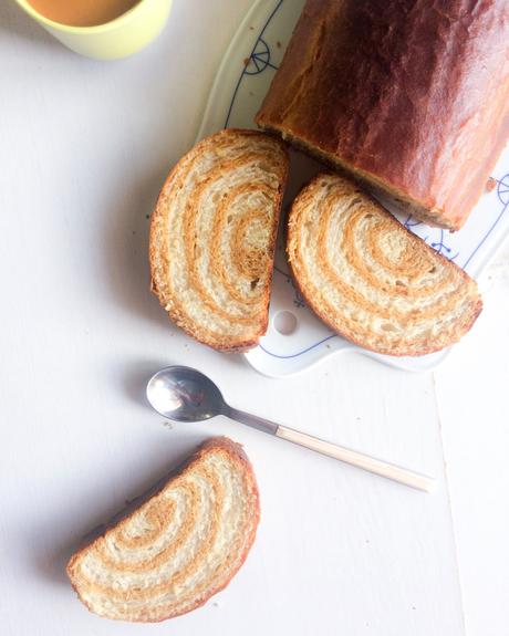 Brioche au beurre de cacahuète