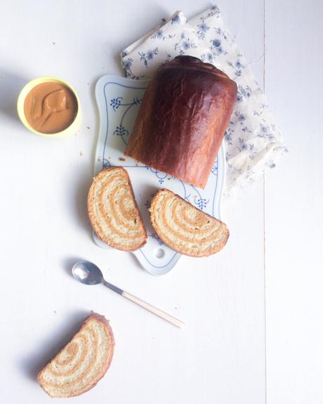 Brioche au beurre de cacahuète