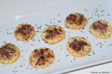 Sablés aux lardons et aux herbes de Provence