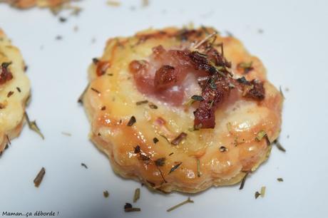 Sablés aux lardons et aux herbes de Provence