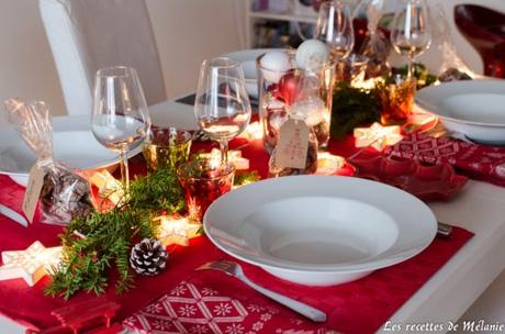 Une décoration de table pour Noël