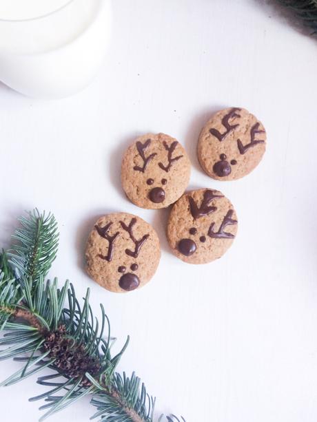 Biscuits sablés rennes de Noël