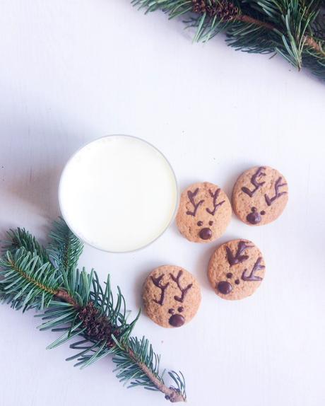 Biscuits sablés rennes de Noël