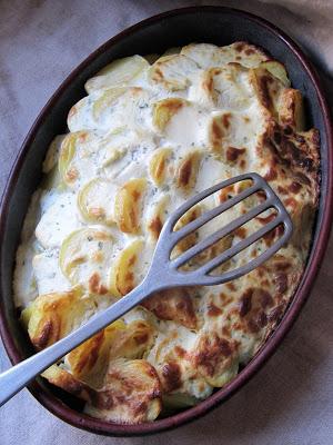 Saumon au Boursin et aux pommes de terre