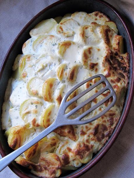 Saumon au Boursin et aux pommes de terre