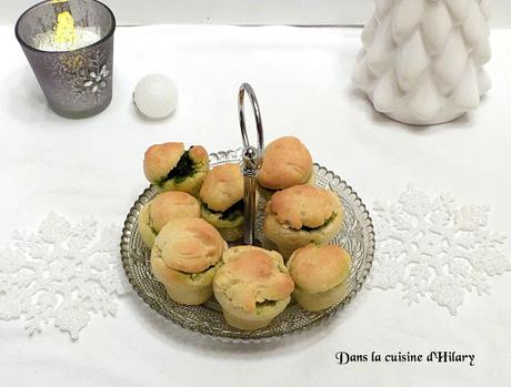 Mini-brioches aux escargots pour un apéritif festif Jour 16 🎄 / Small brioches stuffed with snail for the appetizer Day 16