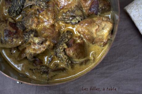 Blanquette de veau aux morilles