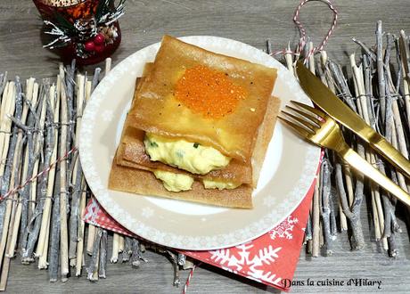 Millefeuille de crabe en sabayon d'agrumes Jour 17 🎄 / Citrus zabaione crab millefeuille Day 17