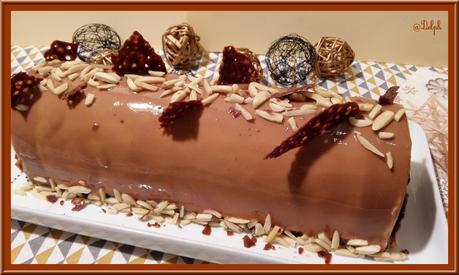 Bûche Caramel Poire