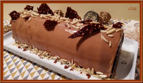 Bûche Caramel Poire