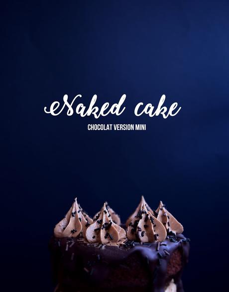 Naked cake au chocolat