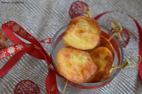 Petits flans aux poires et parmesan