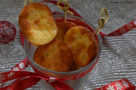 Petits flans aux poires et parmesan