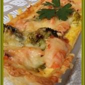 Tarte au saumon fumé et brocoli - Oh, la gourmande..