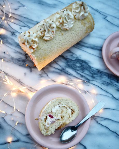 Bûche Vanille & Framboise 