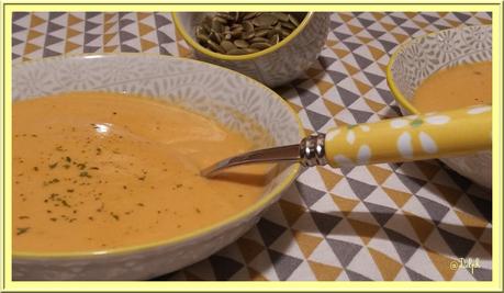 Velouté de Courge Butternut et Patate Douce.