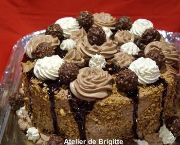 Layer cake Ferrrero Rochers