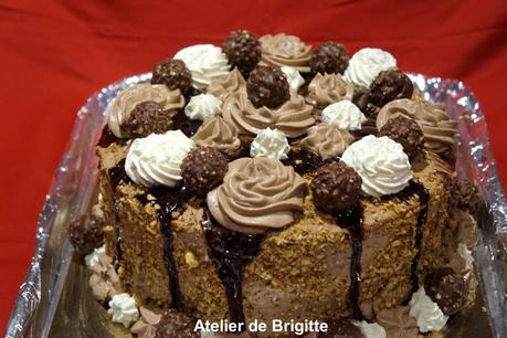 Layer cake Ferrrero Rochers