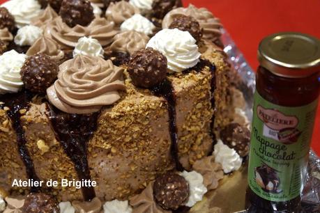 Layer cake Ferrrero Rochers