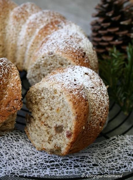 Kouglof aux fruits confits, Bio, sans oeufs ni gluten.......