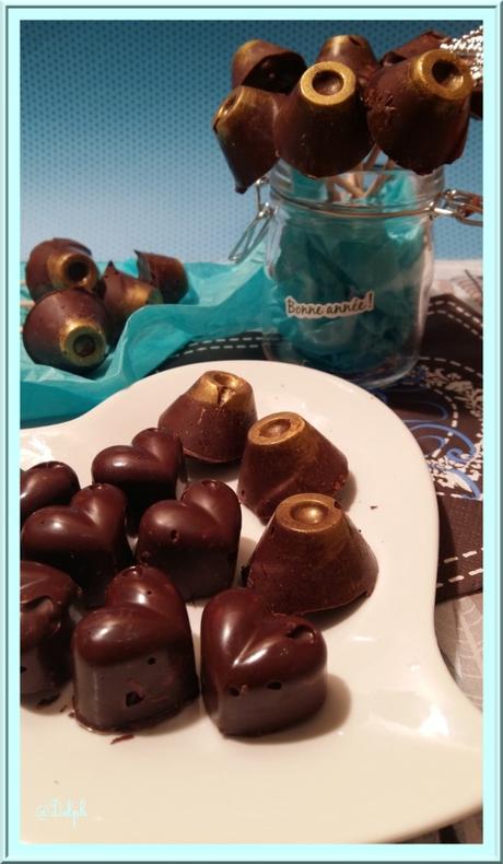 Chocolats pralinés et amandes 